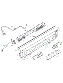 Control Panel parts for Bosch Dishwasher SHE53T55UC/07 from AppliancePartsPros.com