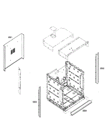 Frame parts for Bosch Wall Oven HBN5460UC/02 from AppliancePartsPros.com