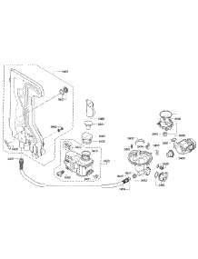 Pump Assembly parts for Bosch Dishwasher SGE63E15UC/87 from AppliancePartsPros.com