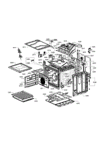 Door parts for Bosch Wall Oven HBE5451UC/02 from AppliancePartsPros.com