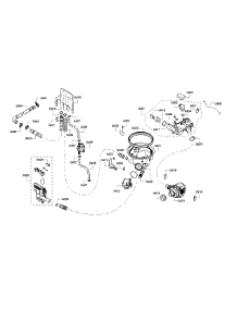 Pump Assembly parts for Bosch Dishwasher SHE55RF5UC/68 from AppliancePartsPros.com