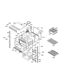 Frame Parts 1 parts for Bosch Wall Oven HBN755AUC/02 from AppliancePartsPros.com