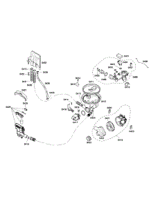 Pump parts for Bosch Dishwasher SHE44C07UC/47 from AppliancePartsPros.com