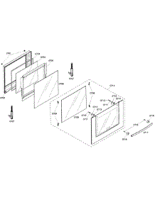 Door Assembly parts for Bosch Wall Oven HBL5650UC/01 from AppliancePartsPros.com