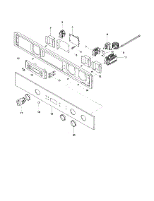Control Panel parts for Bosch Wall Oven HBL542AUC from AppliancePartsPros.com