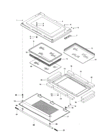 Door parts for Bosch Wall Oven HBL542AUC from AppliancePartsPros.com