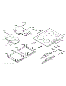 Main Cooktop parts for Bosch Cooktop NIT8053UC/01 from AppliancePartsPros.com