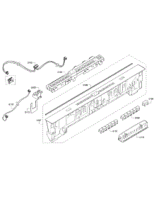 Control Panel parts for Bosch Dishwasher SHP65TL5UC/01 from AppliancePartsPros.com