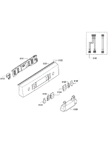 Control Panel parts for Bosch Dishwasher SPE68U55UC/23 from AppliancePartsPros.com