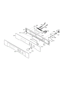 Control Panel parts for Bosch Wall Oven HBL746AUC/02 from AppliancePartsPros.com