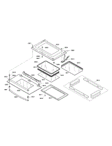 Door parts for Bosch Wall Oven HBL746AUC/02 from AppliancePartsPros.com
