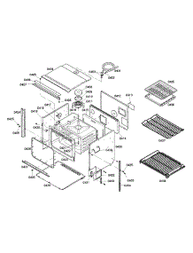 Main Assembly parts for Bosch Wall Oven HBL745AUC/02 from AppliancePartsPros.com