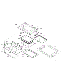 Door parts for Bosch Wall Oven HBL745AUC/02 from AppliancePartsPros.com