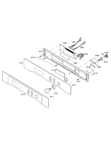 Control Panel parts for Bosch Wall Oven HBL742AUC/02 from AppliancePartsPros.com