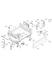 Baskets parts for Bosch Dishwasher SHE4AM16UC/02 from AppliancePartsPros.com