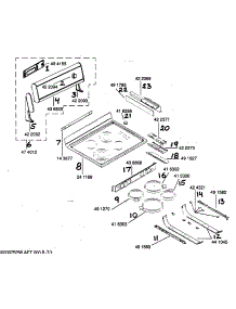 Maintop Assembly parts for Bosch Range HES252U from AppliancePartsPros.com