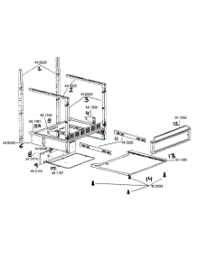 Support Assembly parts for Bosch Range HES252U from AppliancePartsPros.com