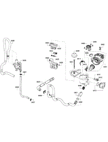 Pump Assembly parts for Bosch Dishwasher SHE6AF02UC/03 from AppliancePartsPros.com