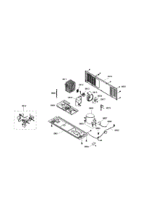 Compressor  /  Condenser parts for Bosch Refrigerator B20CS51SNS/02 from AppliancePartsPros.com