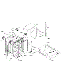 Cabinet parts for Bosch Dishwasher SHV55R53UC/64 from AppliancePartsPros.com