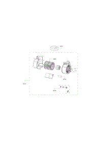 Motor Asy parts for Bosch Range Hood HUI50351UC/01 from AppliancePartsPros.com