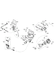 Pump Assembly parts for Bosch Dishwasher SHV43R53UC/64 from AppliancePartsPros.com