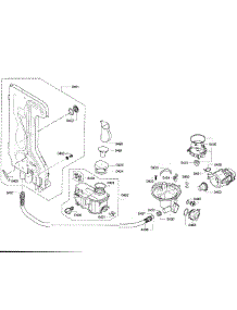 Pump Assembly parts for Bosch Dishwasher SGE63E05UC/32 from AppliancePartsPros.com