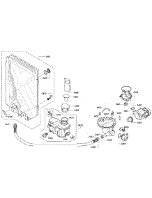 Pump Assembly parts for Bosch Dishwasher SGE63E05UC/28 from AppliancePartsPros.com