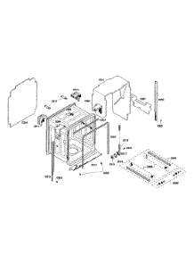 Body parts for Bosch Dishwasher SHE55P05UC/53 from AppliancePartsPros.com