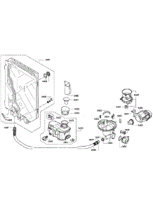 Pump Assembly parts for Bosch Dishwasher SGE63E06UC/25 from AppliancePartsPros.com