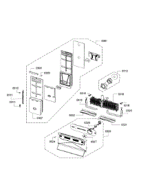 Evaporator Assembly parts for Bosch Refrigerator B26FT70SNS/05 from AppliancePartsPros.com