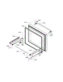 Freezer Door parts for Bosch Refrigerator B26FT70SNS/05 from AppliancePartsPros.com