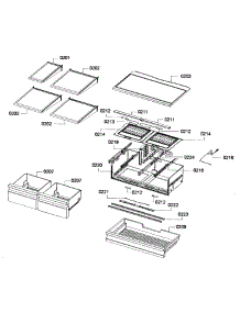 Ref Shelfs parts for Bosch Refrigerator B26FT70SNS/01 from AppliancePartsPros.com