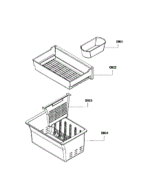 Fre Baskets parts for Bosch Refrigerator B26FT70SNS/01 from AppliancePartsPros.com