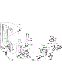 Pump Assembly parts for Bosch Dishwasher SGE63E06UC/29 from AppliancePartsPros.com