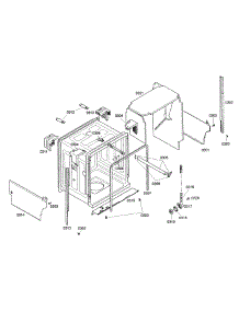 Cabinet Assembly parts for Bosch Dishwasher SHX43M05UC/48 from AppliancePartsPros.com