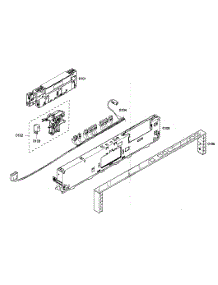 Control Assembly parts for Bosch Dishwasher SHX98M09UC/53 from AppliancePartsPros.com