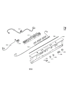 Fascia Panel  /  Control Module parts for Bosch Dishwasher SHX4AP06UC/02 from AppliancePartsPros.com