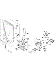 Pump Assembly parts for Bosch Dishwasher SGE63E05UC/01 from AppliancePartsPros.com