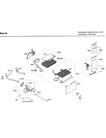 Evap Asy parts for Bosch Refrigerator B11CB81SSS/03 from AppliancePartsPros.com