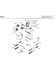 Icemaker parts for Bosch Refrigerator B26FT80SNS/03 from AppliancePartsPros.com