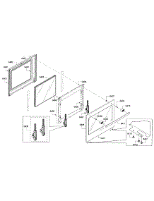 Door parts for Bosch Wall Oven HBN5451UC/02 from AppliancePartsPros.com
