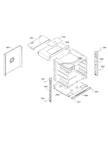 Frame parts for Bosch Wall Oven HBN5451UC/02 from AppliancePartsPros.com