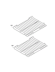 Rack parts for Bosch Wall Oven HBN5451UC/02 from AppliancePartsPros.com