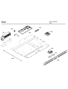 Latch Asy parts for Bosch Wall Oven HBL5450UC/09 from AppliancePartsPros.com