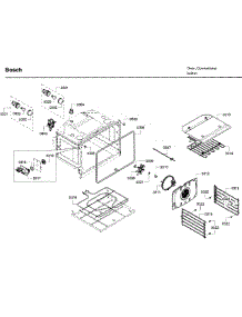 Inner Parts parts for Bosch Wall Oven HBL5450UC/09 from AppliancePartsPros.com