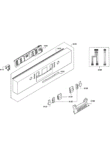 Control Panel parts for Bosch Dishwasher SGE63E06UC/50 from AppliancePartsPros.com