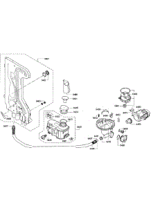 Pump Assembly parts for Bosch Dishwasher SGE63E06UC/50 from AppliancePartsPros.com