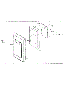 Control Panel parts for Bosch Microwave HMV3052U/02 from AppliancePartsPros.com