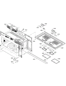 Motor parts for Bosch Microwave HMVP052U/02 from AppliancePartsPros.com